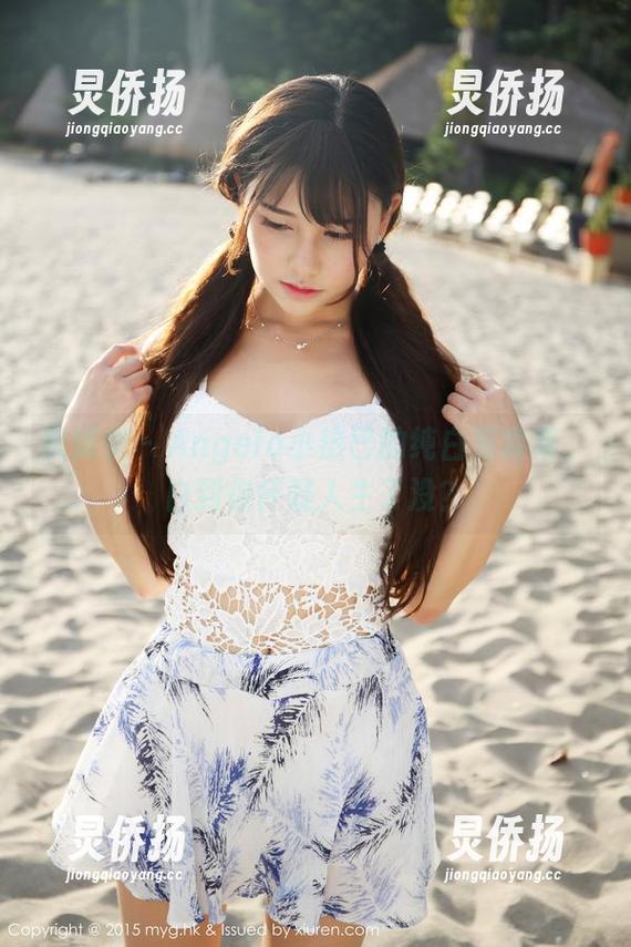 美媛馆-Angela小热巴 美媛馆 - Angela小热巴的纯白写真集,白到你怀疑人生了没?