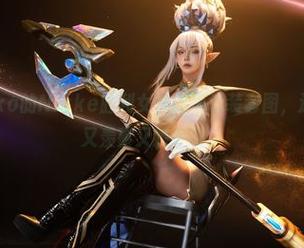 ugh菌烨tako的Nikke胜利女神梅里泳装套图，这身材真让人又羡慕又嫉妒啊！